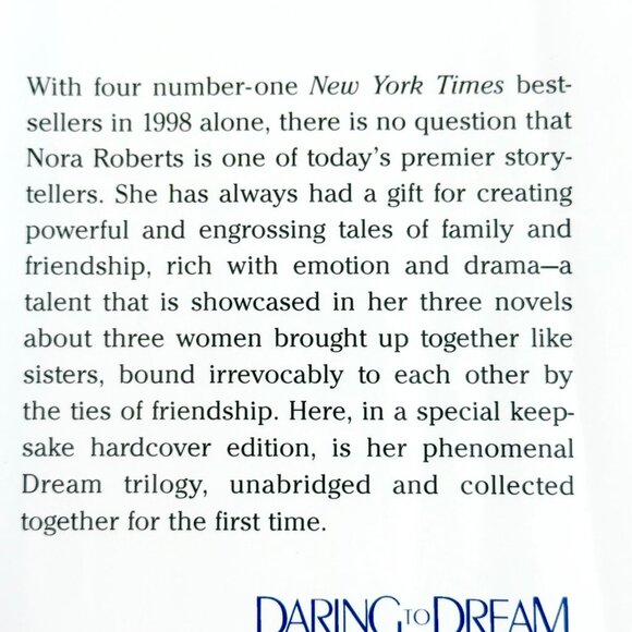 Nora Roberts Three Complete Novels - The Dream Trilogy (1997) - Picture 6 of 9